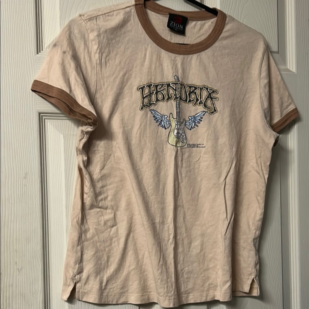 Euphoria Graphic Tee with Guitar and Wings